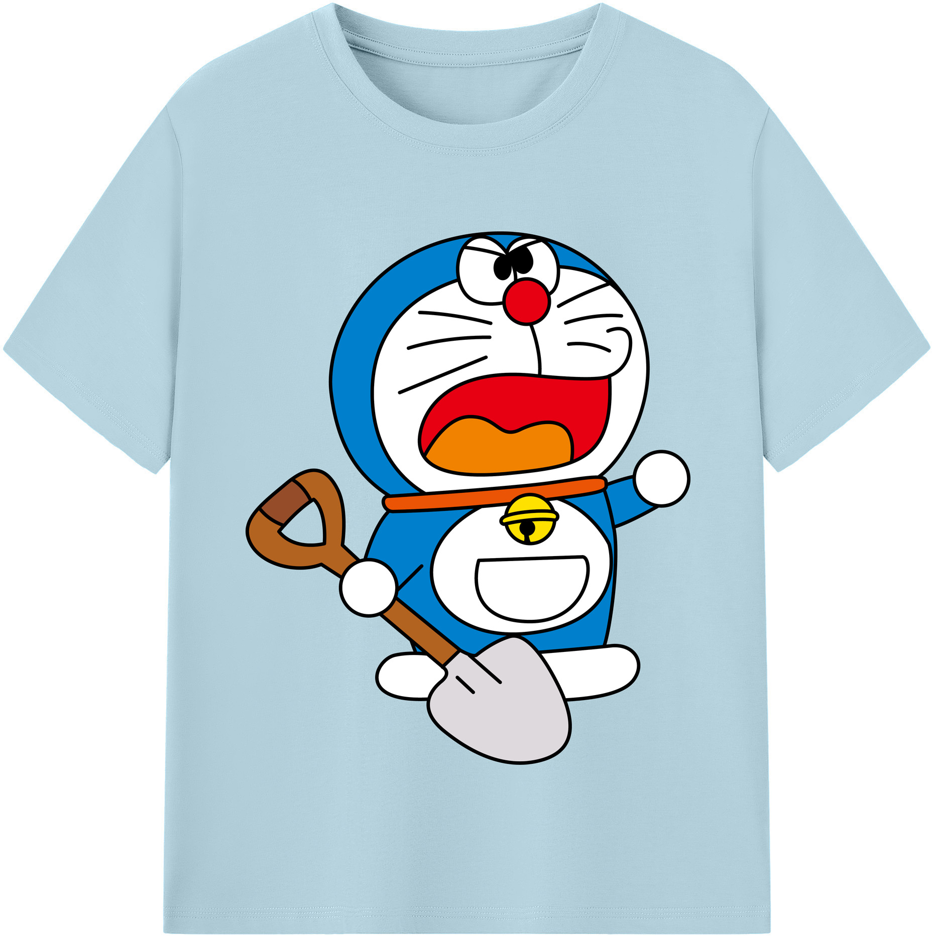 （画像用） ドラえもん Doraemon 綿100％半袖Tシャツ（フロントプリント）